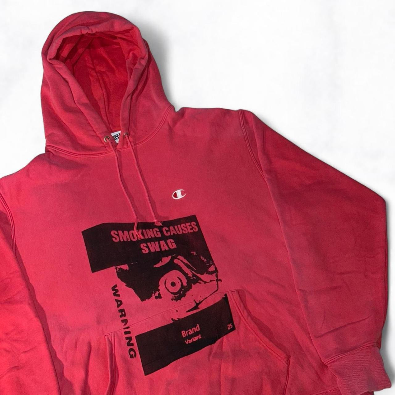 SMOKING CAUSES SWAG Champion Hoodie