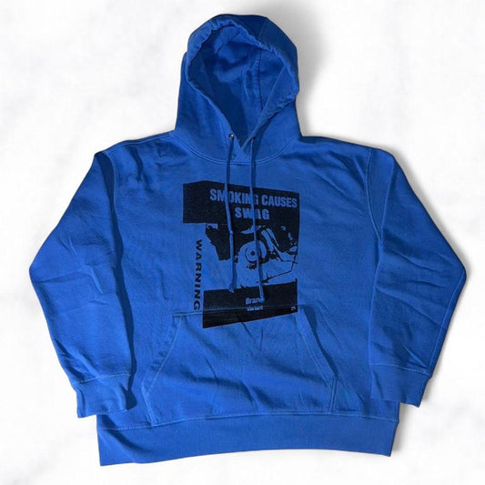 SMOKING CAUSES SWAG Hoodie Blue
