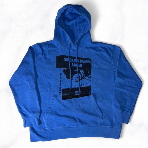 SMOKING CAUSES SWAG Hoodie Blue