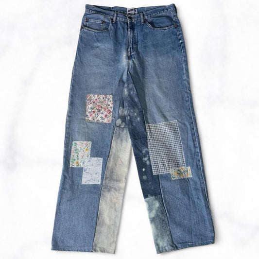 Scrap Patchwork Relaxed Levi’s Jeans