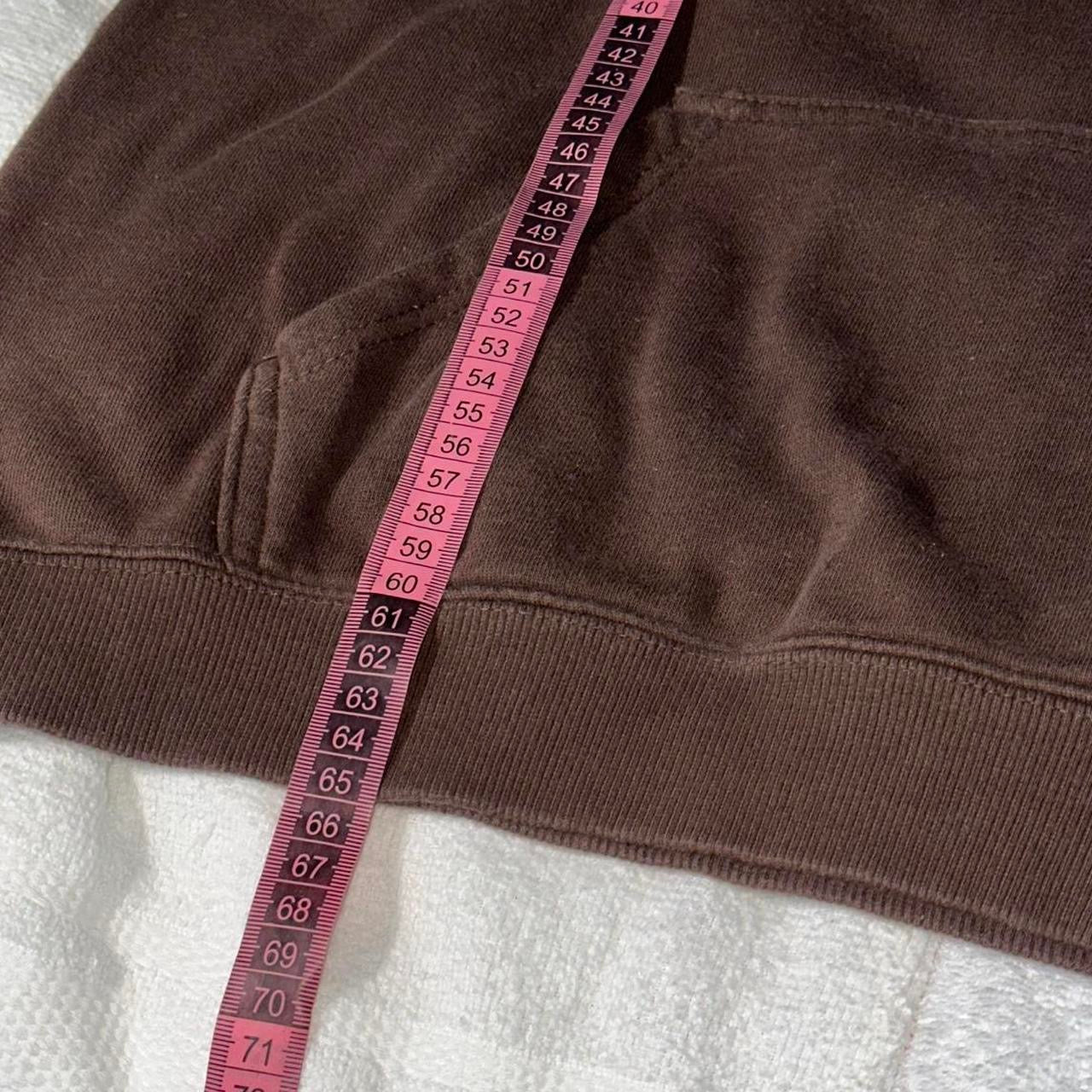 ‘ass riveter’ Patch Hoodie Brown
