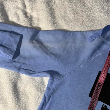 SMOKING CAUSES SWAG Zip-Up Hoodie Periwinkle