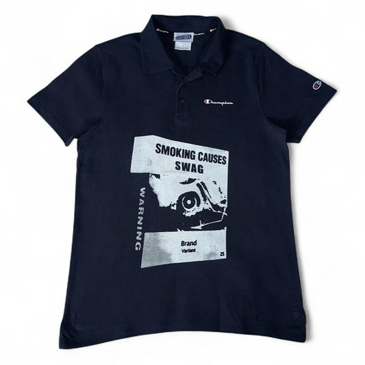 SMOKING CAUSES SWAG Champion Polo Shirt