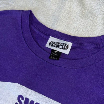 SMOKING CAUSES SWAG Tee Purple