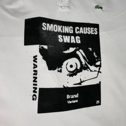 SMOKING CAUSES SWAG Lacoste Polo Shirt