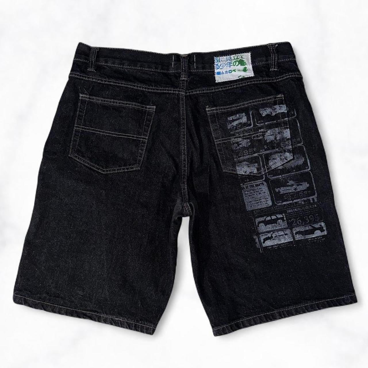 Scrap Patchwork Jorts Black