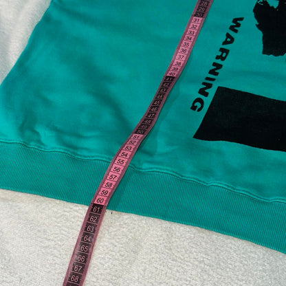 SMOKING CAUSES SWAG Boxy Jumper Teal