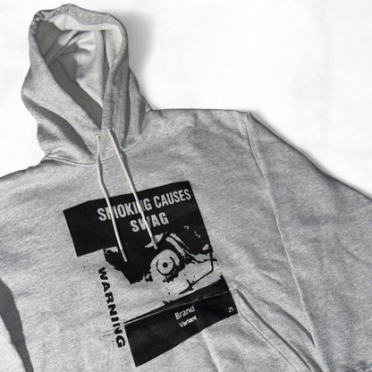 SMOKING CAUSES SWAG Hoodie Grey