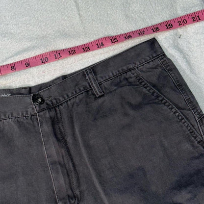 Print Cargo Pants Grey