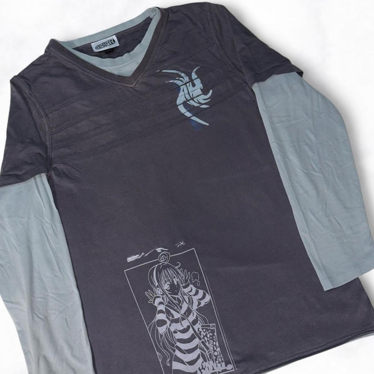 to love ru Long Sleeve Tee Grey