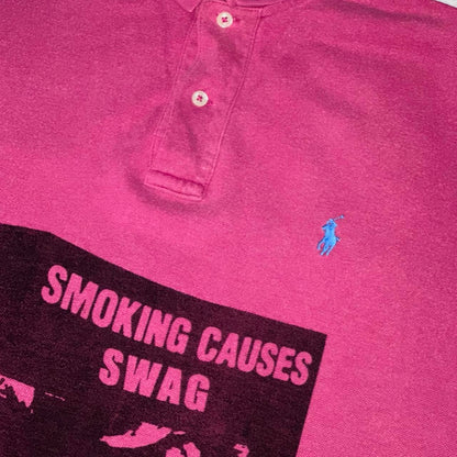 SMOKING CAUSES SWAG Ralph Lauren Polo Shirt