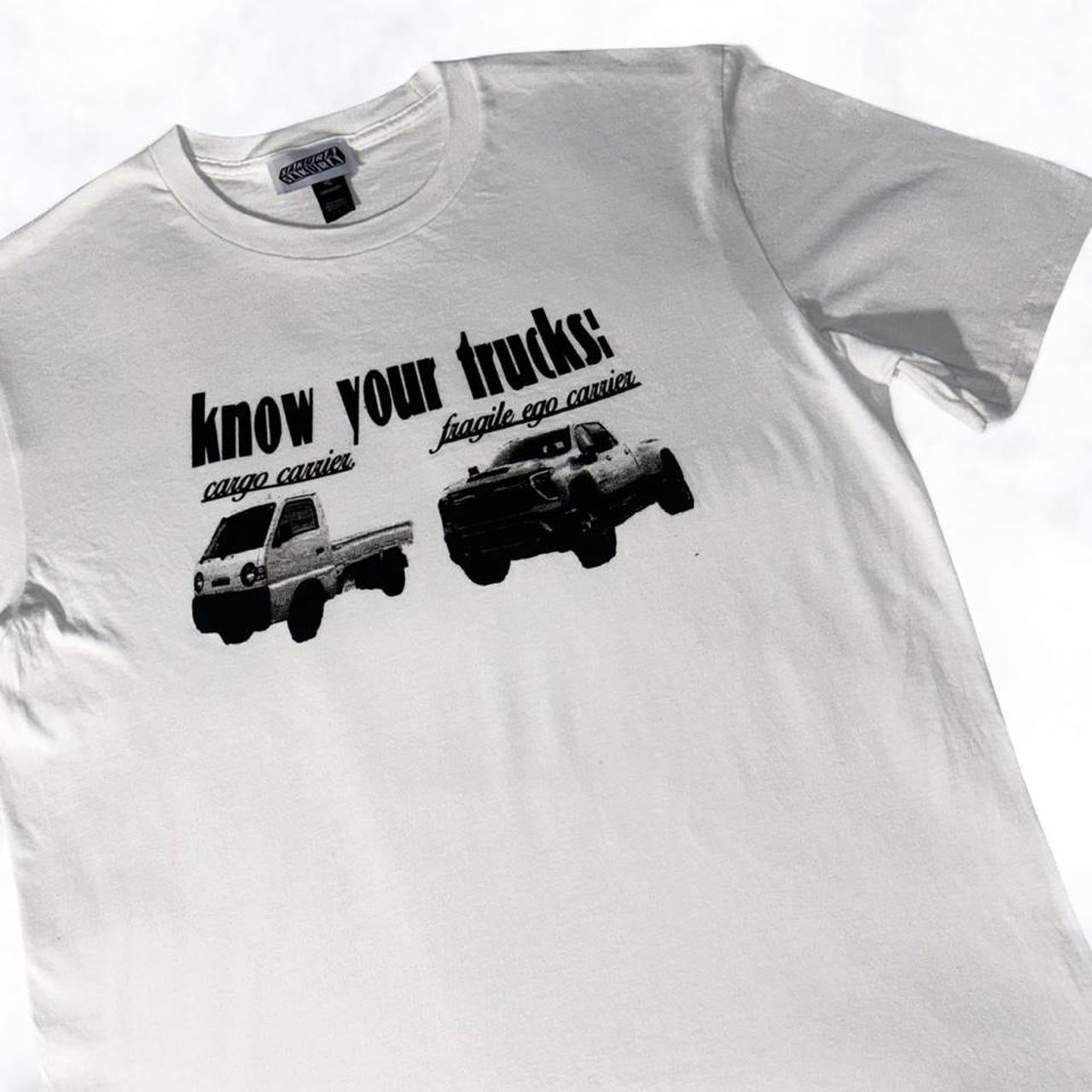 Know Your Trucks Tee White