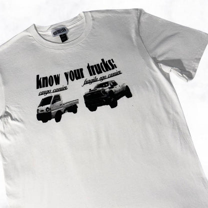 Know Your Trucks Tee White