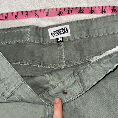 Print Cargo Pants Khaki