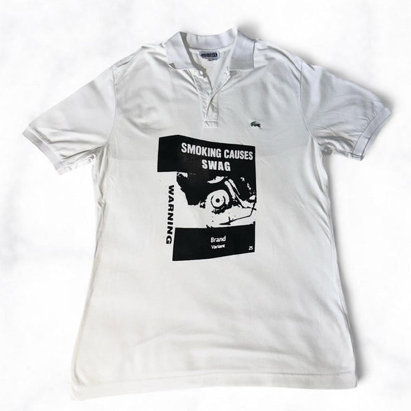 SMOKING CAUSES SWAG Lacoste Polo Shirt