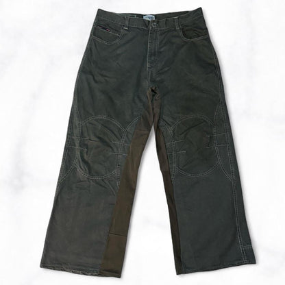Patchwork Pocket Relaxed Pants