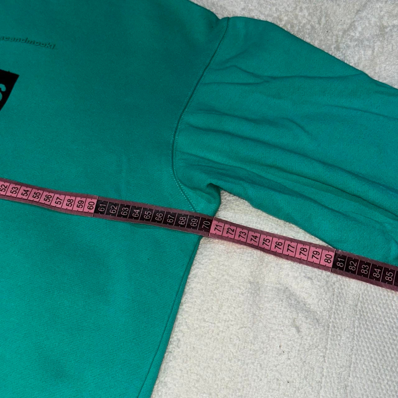 SMOKING CAUSES SWAG Boxy Jumper Teal