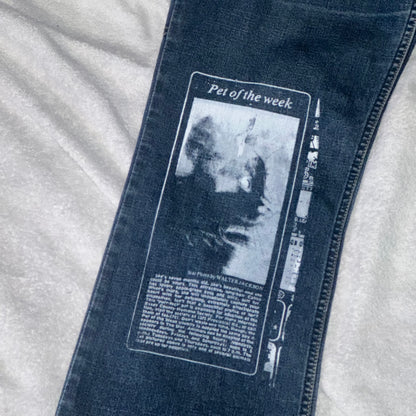 Scrap Patchwork Flare Jeans