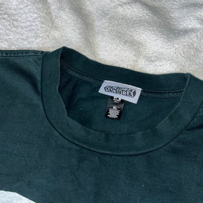 SMOKING CAUSES SWAG Tee Dark Green