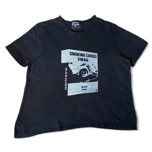 SMOKING CAUSES SWAG Tee Black