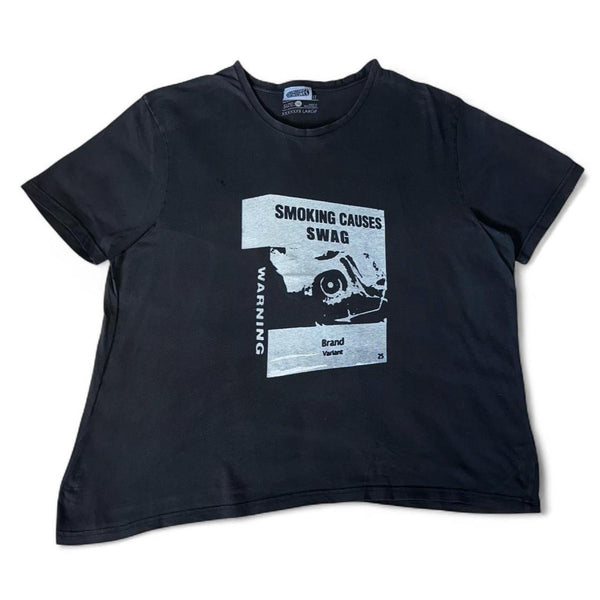 SMOKING CAUSES SWAG Tee Black