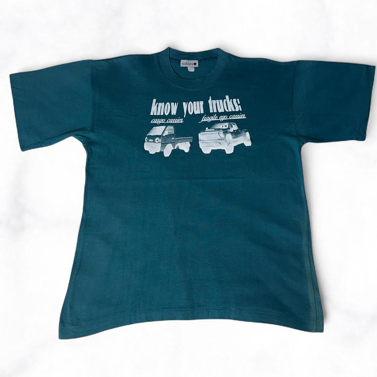 Know Your Trucks Vintage Tee Teal