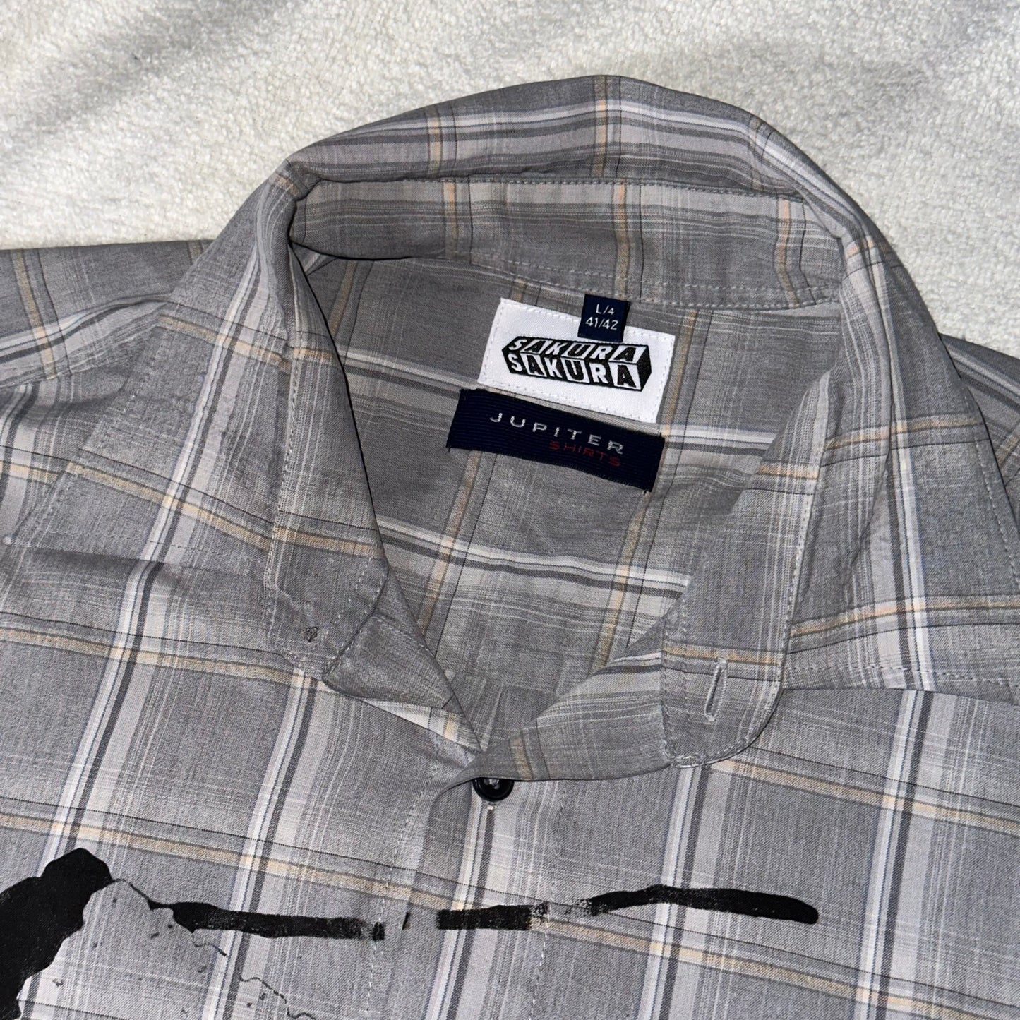 Keyboard Shirt Grey Plaid