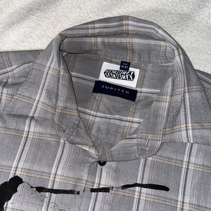 Keyboard Shirt Grey Plaid