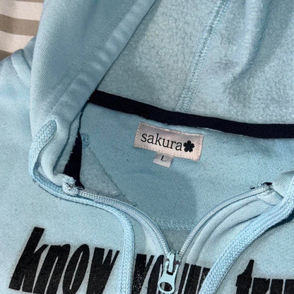 Know Your Trucks Zip Hoodie Baby Blue