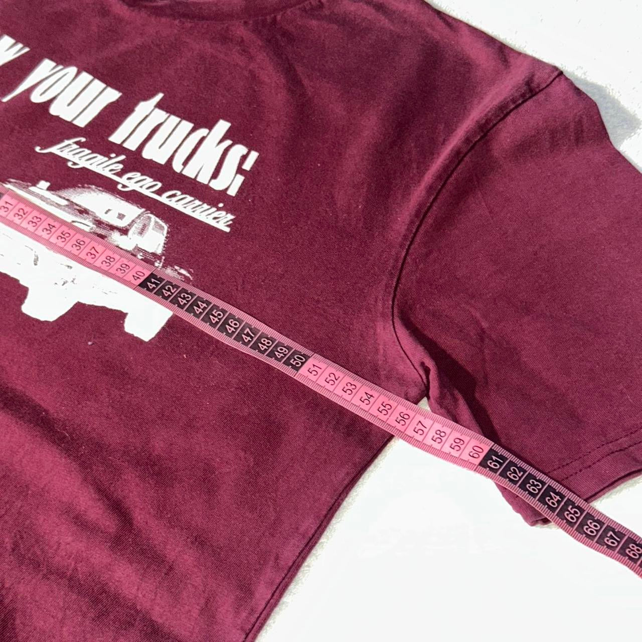 Know Your Trucks Tee Maroon