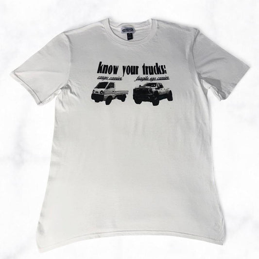 Know Your Trucks Tee White