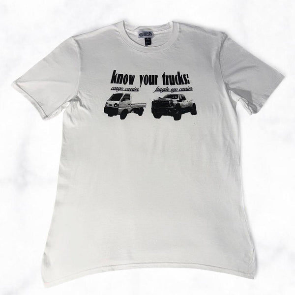 Know Your Trucks Tee White