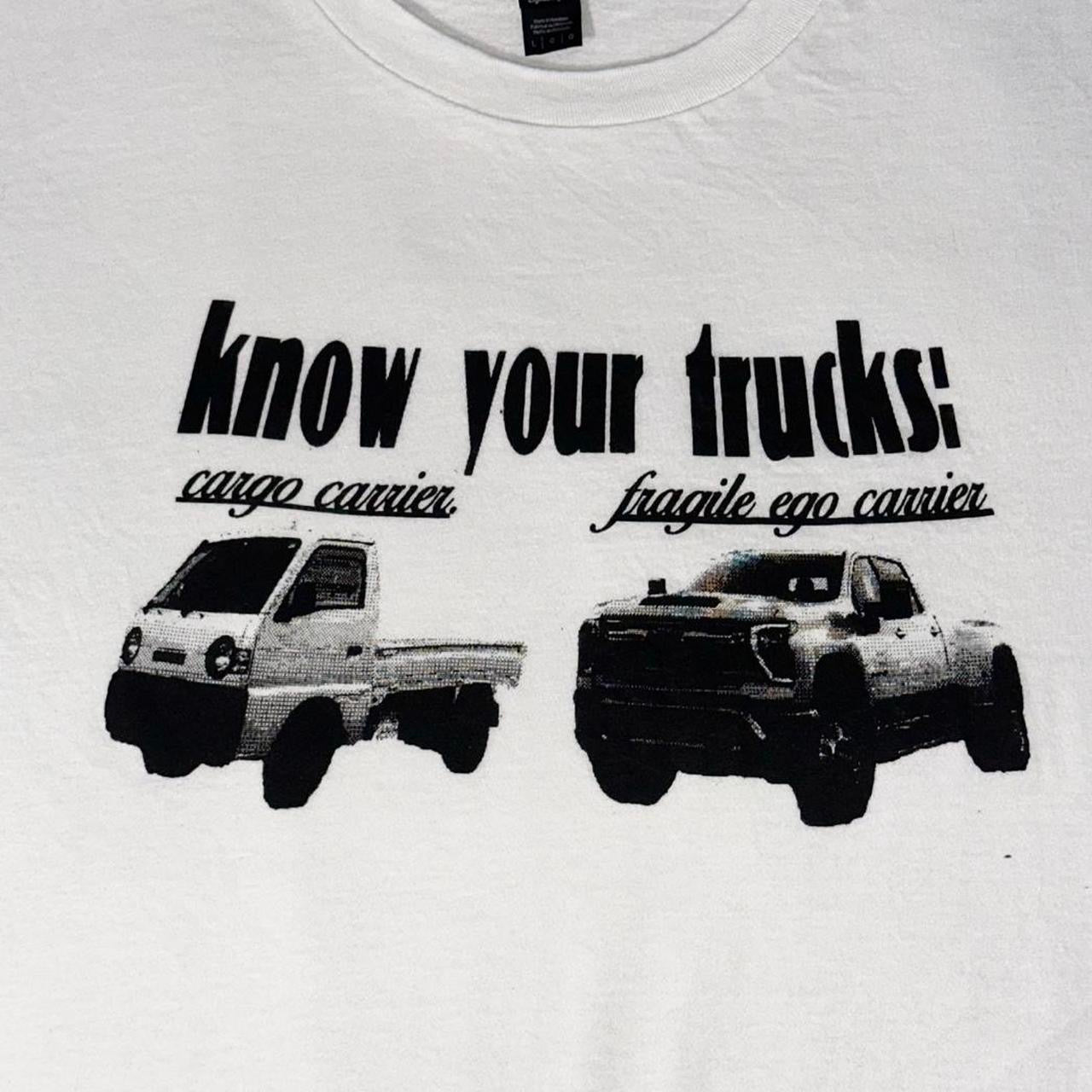 Know Your Trucks Tee White