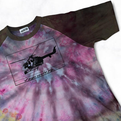 ‘if pigs could fly’ Tee Tie Dye