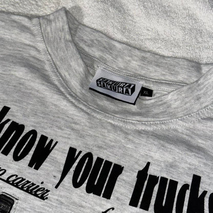 Know Your Trucks Tee Grey