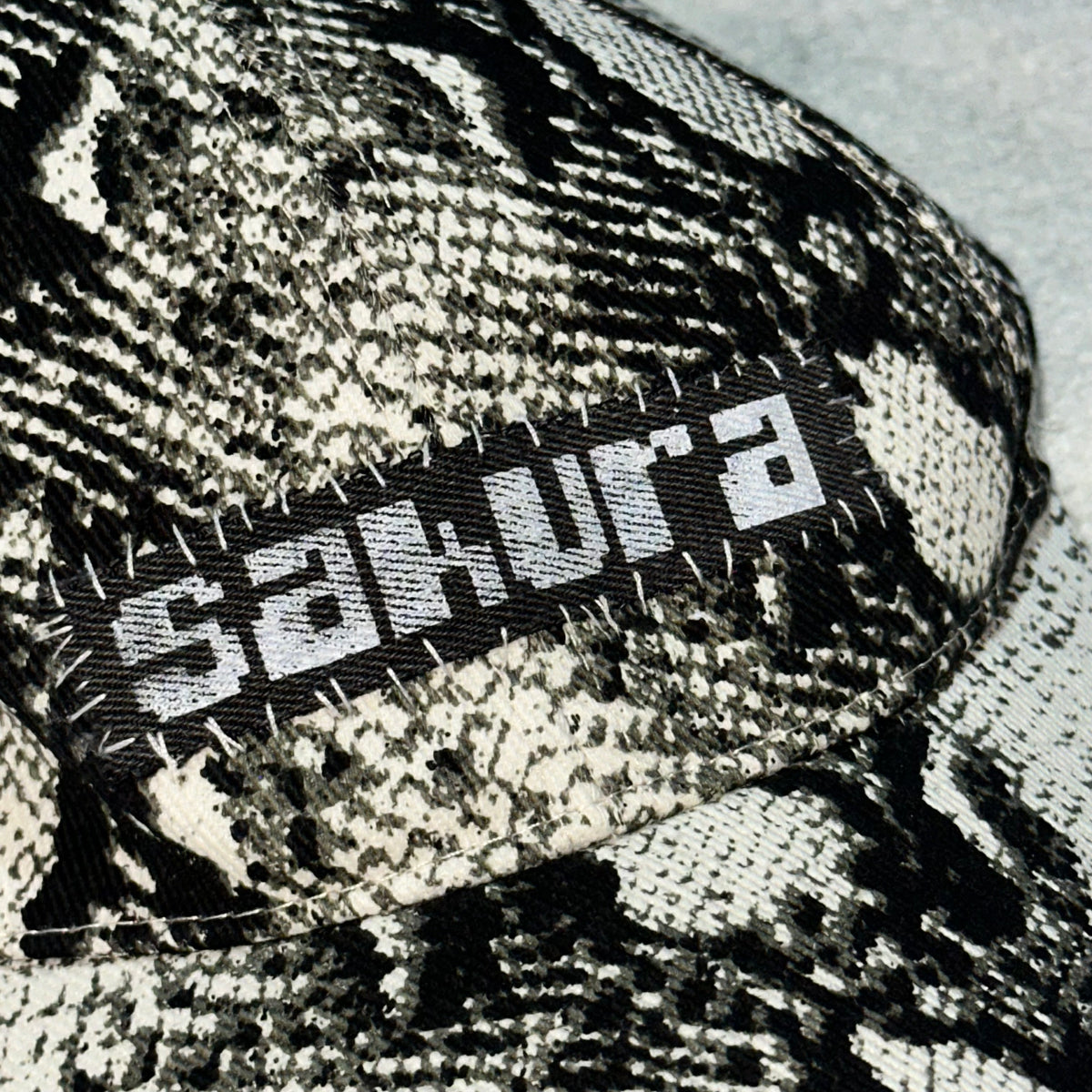 Snakeskin Patch Hat