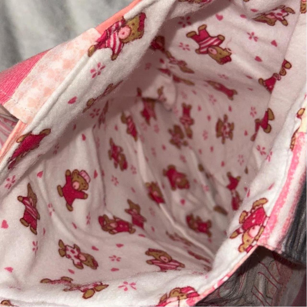 Pink Patchwork Tote Bag