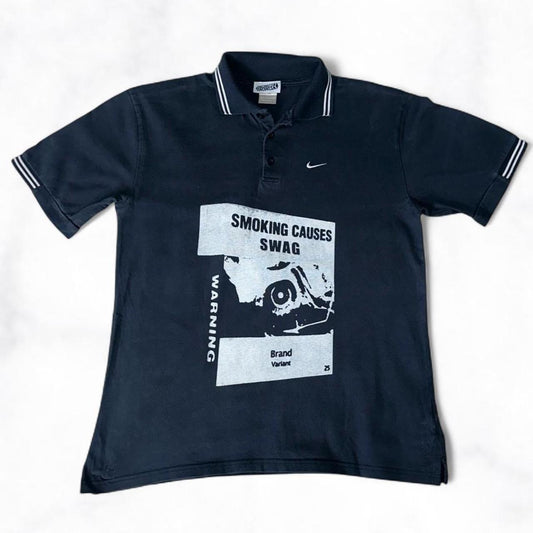 SMOKING CAUSES SWAG Nike Polo Shirt