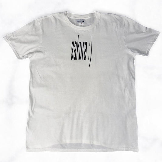 happy 2 be here :) Tee White