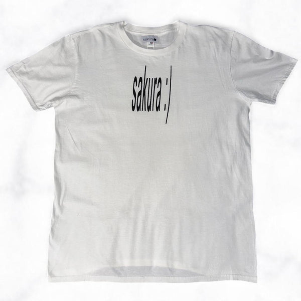 happy 2 be here :) Tee White