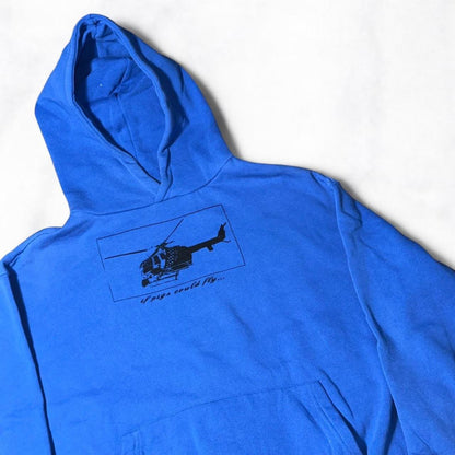 ‘if pigs could fly’ Hoodie Blue