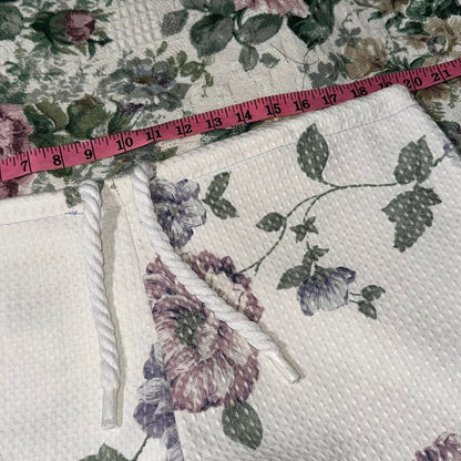 White & Lavender Baggy Pants