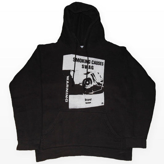 Smoking / Spirit Wolf Hoodie Black